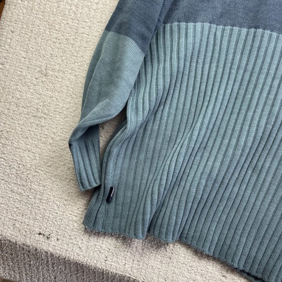 Y2K FUBU Platinum Junkyard Jazz Fat Albert Mens XXL Knit Mock neck sweater Blue - Picture 14 of 16